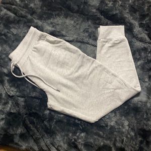 Gray sweatpants
